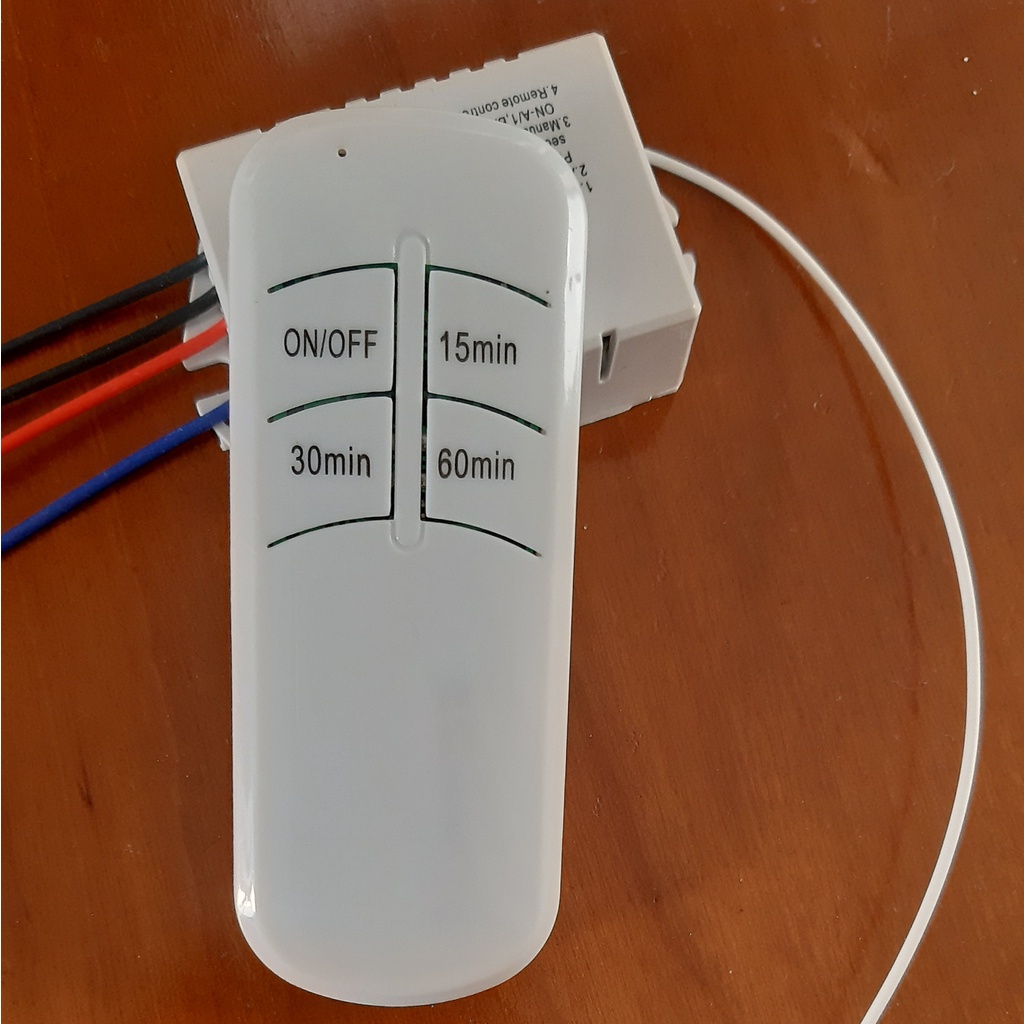 Điều khiển từ xa, remote điều khiển hẹn giờ 15 30 60 phút tắt thiết bị từ xa bằng điều khiển Remote