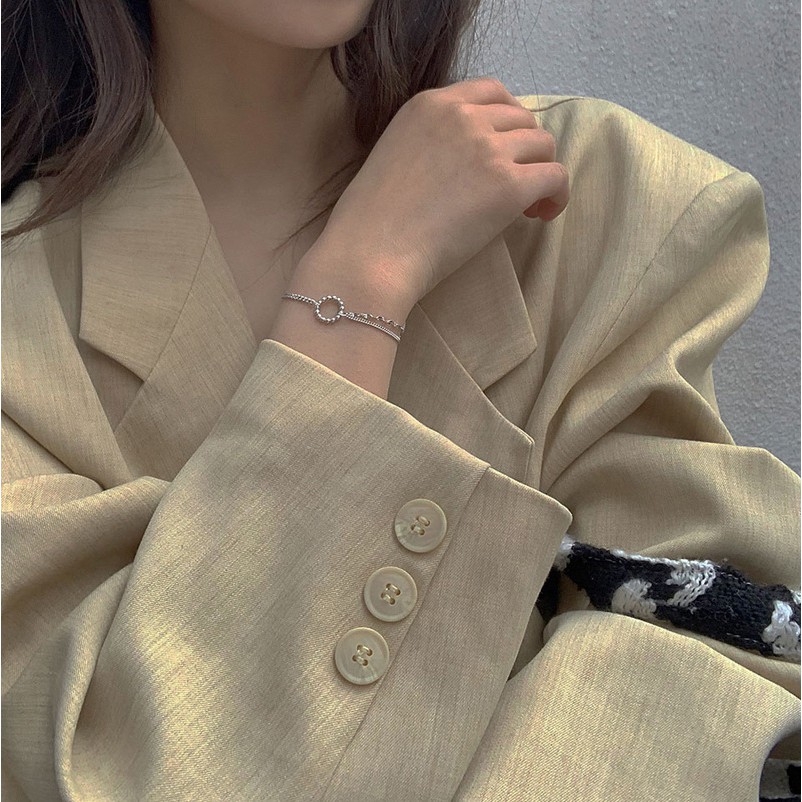 Lắc tay vòng đan xem nhau 2 loại dây