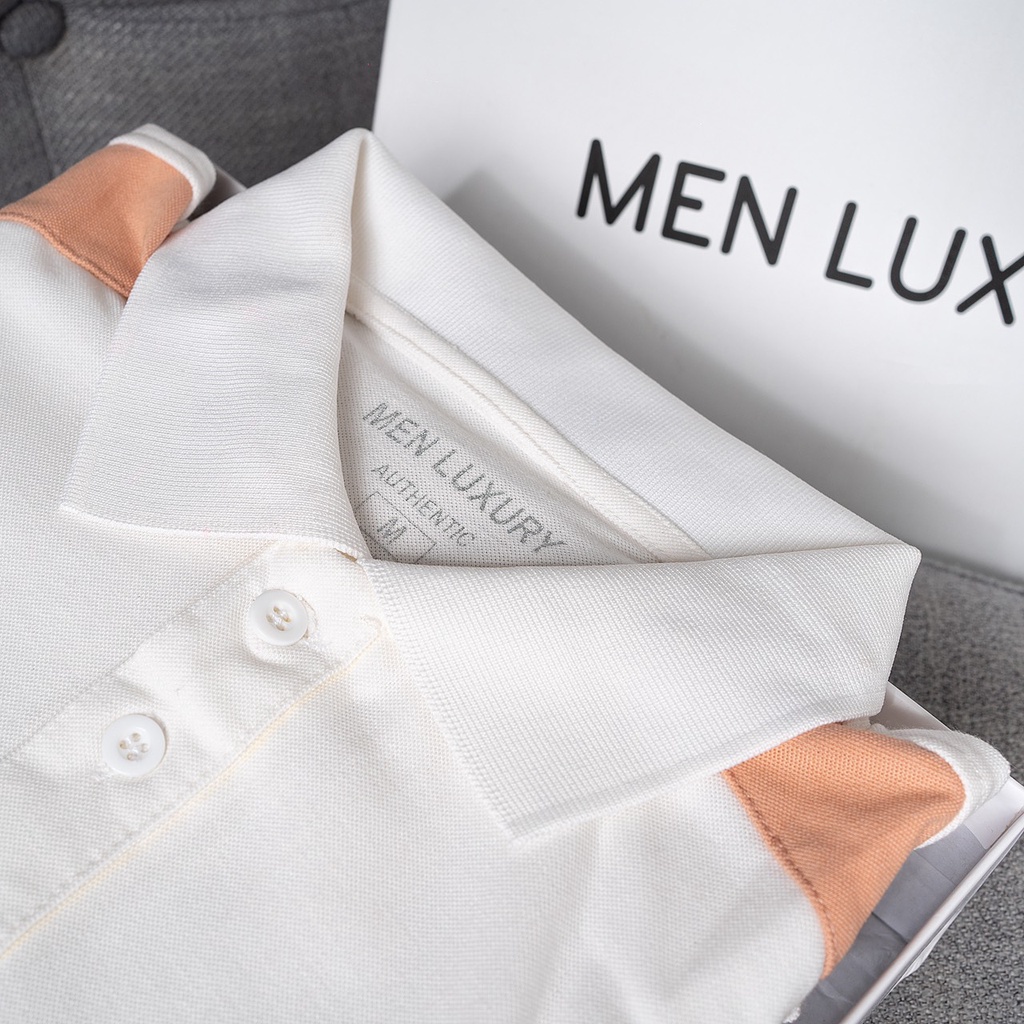 Áo nam polo MEN LUXURY phông có cổ chất cotton cao cấp, đứng form tôn dáng thiết kế trẻ trung hiện đại