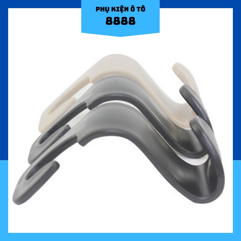 Móc Treo Đồ Nội Thất Ô Tô 8888 Chắc Chắn, Chịu Tải Tốt, Màu Đen Phù Hợp Mọi Dòng Xe