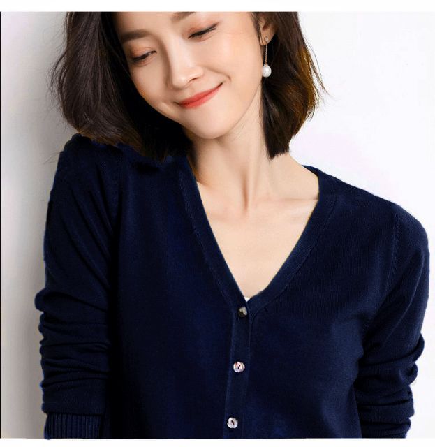 [Hàng Quảng Châu]SP100 Áo len cardigan lông cừu xuất Nhật (hàng nhà máy Quảng Châu)
