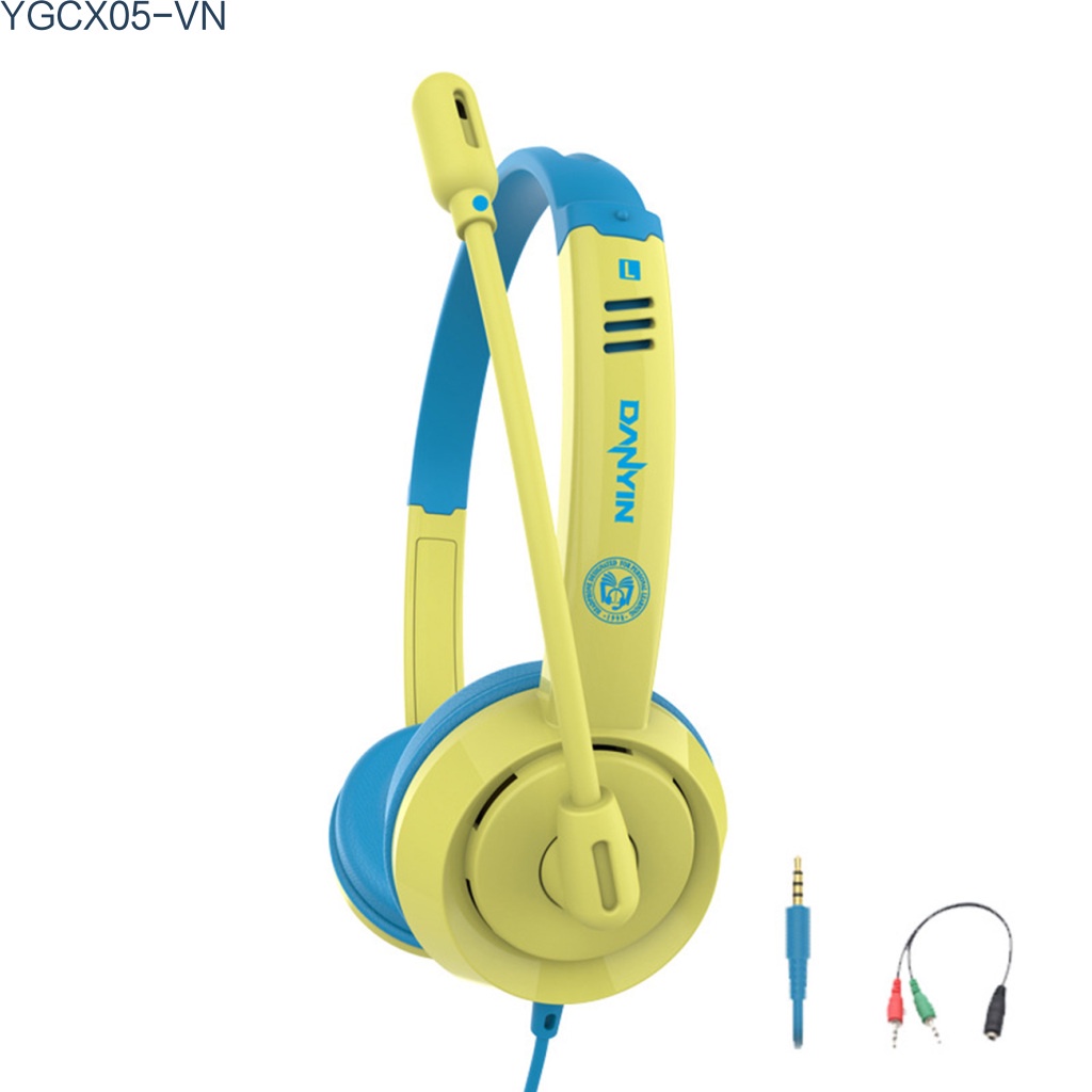 Tai Nghe Chụp Tai Có Dây Chống Ồn Có Mic Điều Chỉnh Âm Lượng Dành Cho Học Tập Trực Tuyến | BigBuy360 - bigbuy360.vn