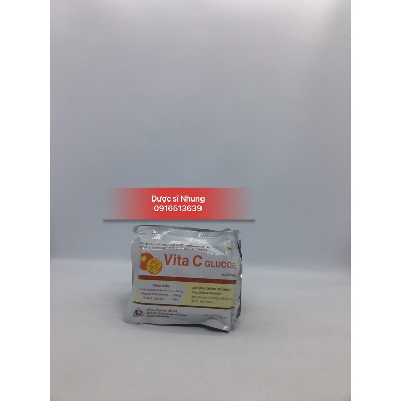 KẸO CAM TUỔI THƠ VITA C GLUCOSE - BỌC 24 VIÊN NGẬM | BigBuy360 - bigbuy360.vn