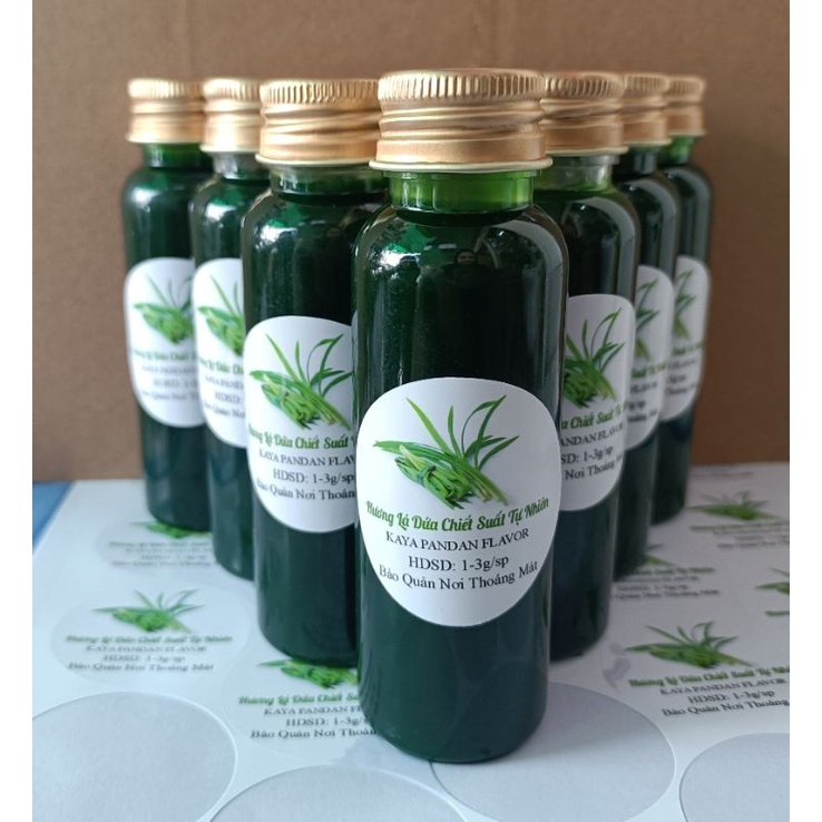 HƯƠNG LÁ DỨA CHIẾT SUẤT TỰ NHIÊN (KAYA PANDAN FLAVOUR) CHAI 60ML