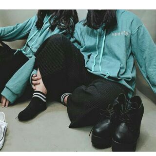 Áo hoodie chữ hàn
