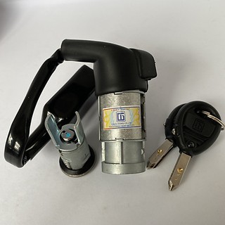 BỘ Ổ KHOÁ XE DREAM 100cc (6 CẠNH ĐIỆN VÀ YÊN)