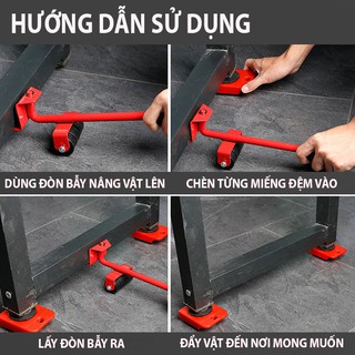 Bộ dụng cụ di chuyển đồ vật đa năng cao cấp để
