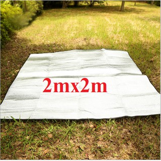 tấm cách nhiệt dã ngoại loại to giá rẻ bao toàn thị trường, có túi đựng đầy đủ, tráng bạc 2 mặt