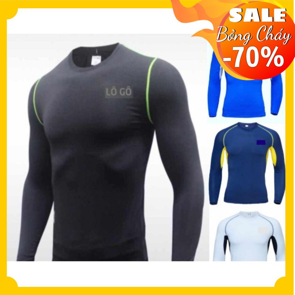 Siêu sốc Rẻ vô địch siêu rẻ Áo body giữ nhiệt dài tay co giãn, áo bóng đá dài tay, áo thun nam hàng cao cấp . Free ship