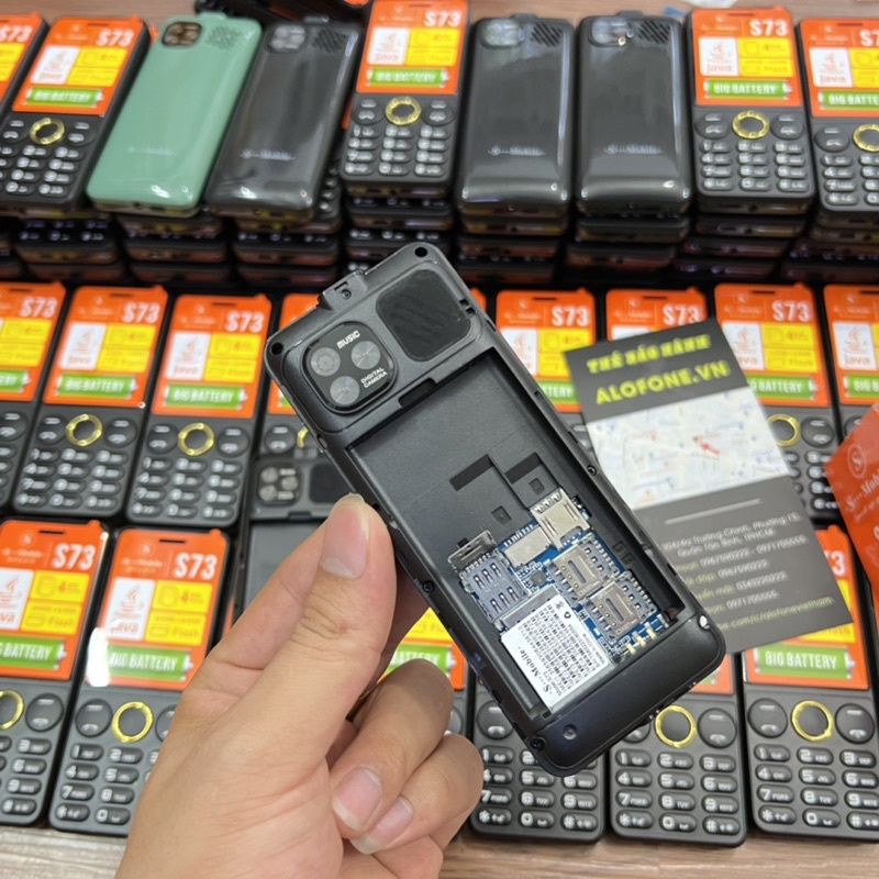 Điện Thoại 04 sim 04 sóng Pin Trâu 3000MAH Chính Hãng Smobile S73 Bảo Hành 12 Tháng