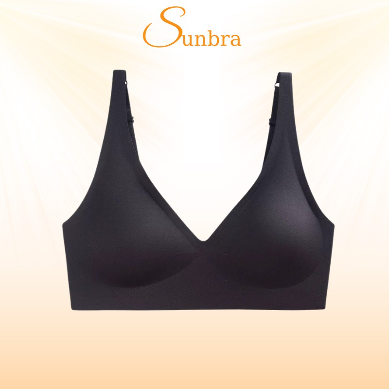 Áo Ngực Đúc Su Đệm Mỏng Không Gọng Chất Mát Lạnh Co Dãn Thoải Mái SUNBRA 5509