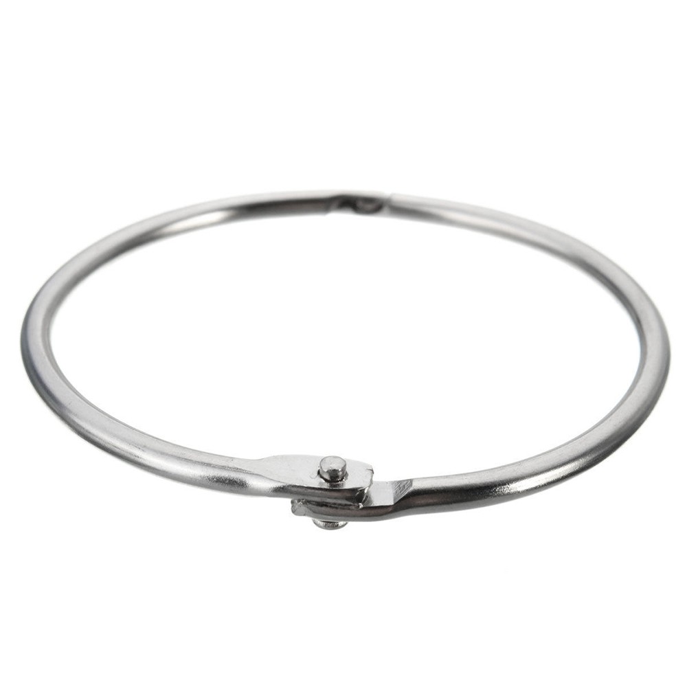 Móc Tròn Kim Loại Treo Rèm Phòng Tắm Chống Gỉ