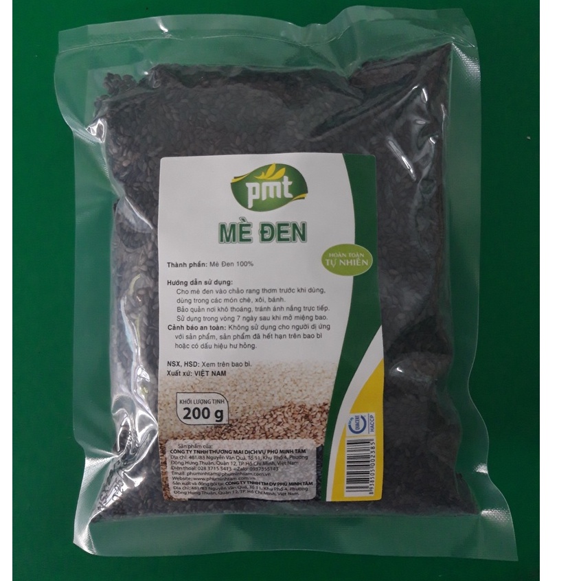 Mè đen Phú Minh Tâm 200g date:10/2022