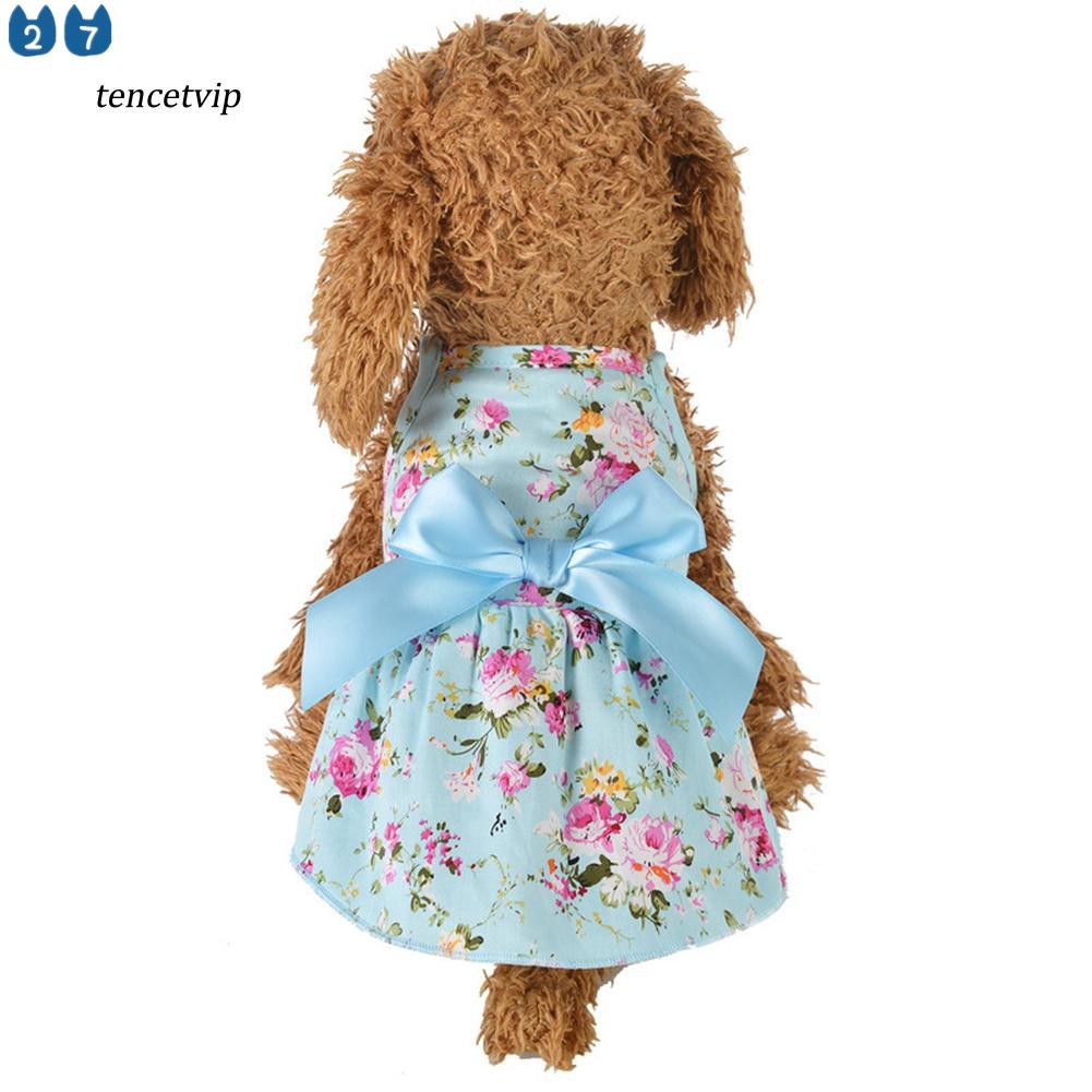 Đầm Cotton In Hoa Dễ Thương 27 Cho Thú Cưng