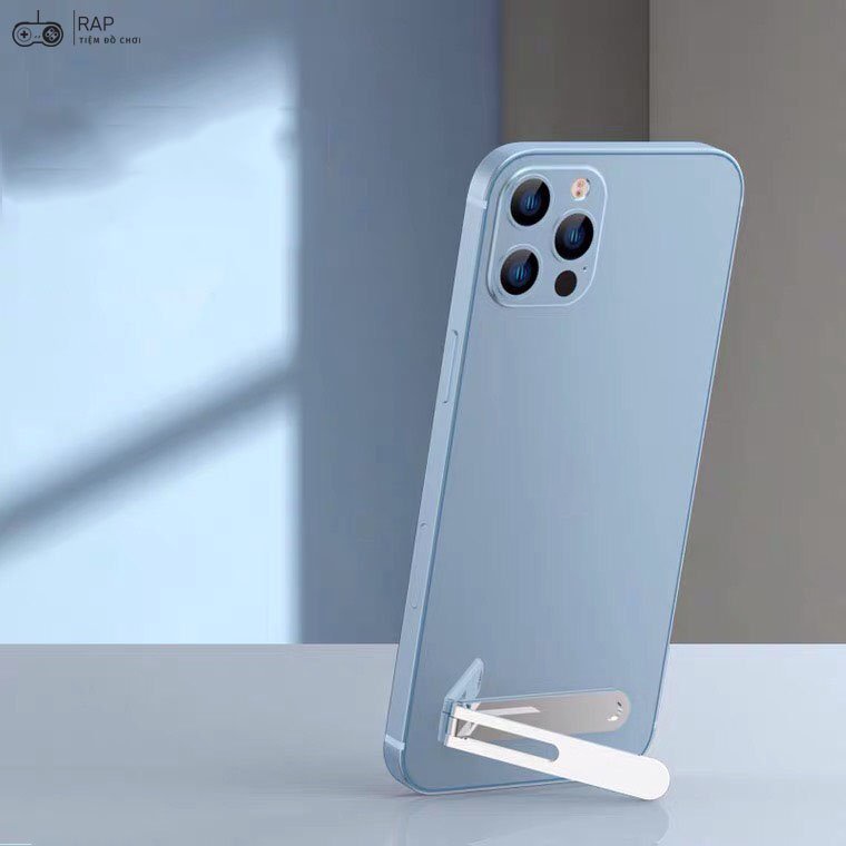 Giá Đỡ Điện Thoại mini chất liệu hợp kim nhôm cao cấp siêu mỏng dán phía sau điện thoại tiện dụng dùng mọi lúc mọi nơi