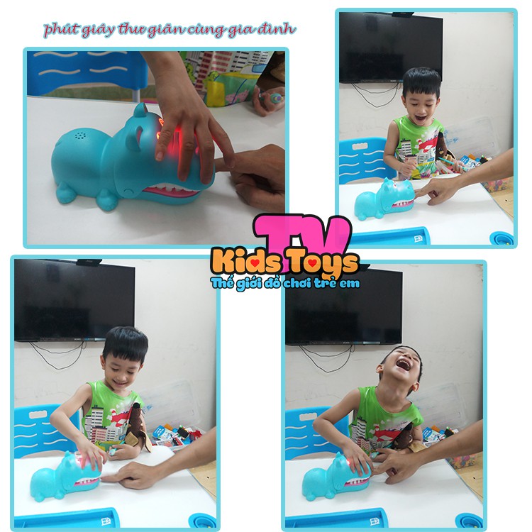 Đồ chơi khám răng Hà Mã - trò chơi tương tác của con cùng với cả gia đình