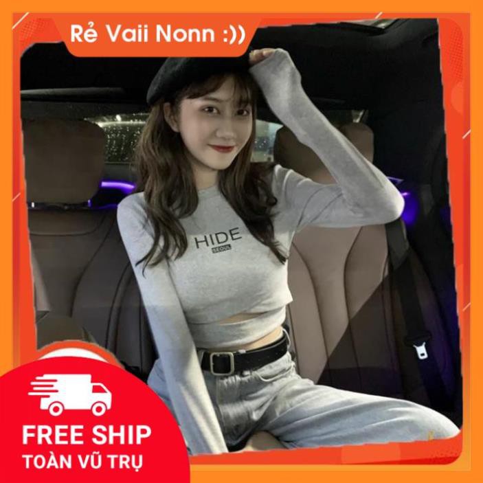 [Freeship-Hàng Chất Lượng] Áo Thun Croptop Tay Dài | BigBuy360 - bigbuy360.vn