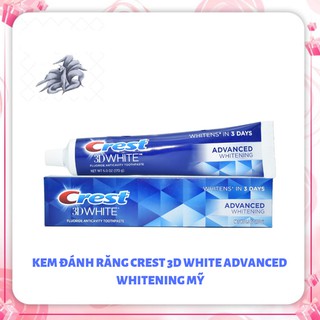 Kem Đánh Răng Trắng Sáng Crest 3D White - Mỹ