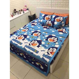 bộ ga gối doremon nhiều mẫu
