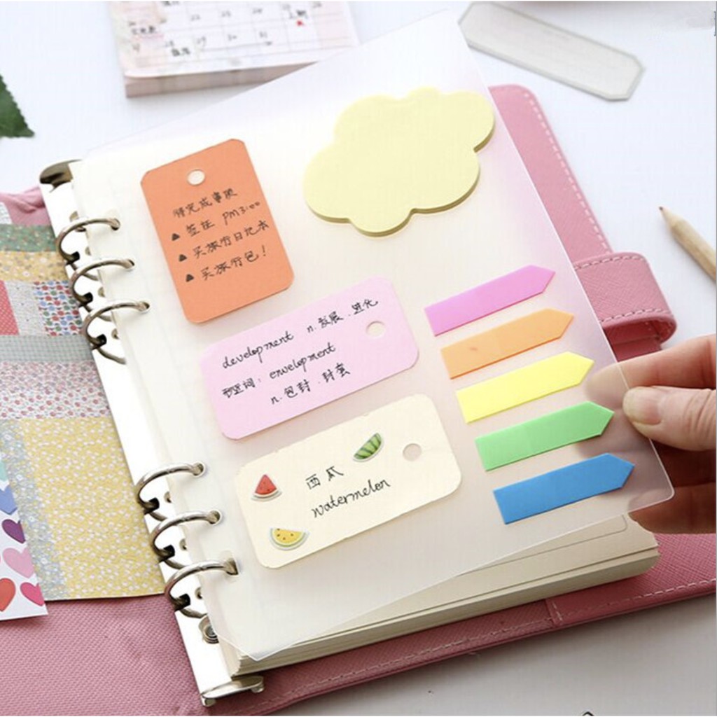 Sổ Tay Bìa Nhựa Pp Cỡ A4 B5 A5 A6 A7 Tiện Dụng