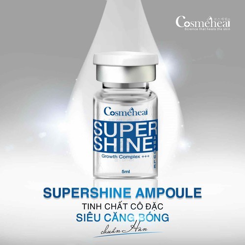 Tế Bào Gốc Căng Bóng Da CosmeHeal Super Shine Ampoule hộp 4 lọ Hàn Quốc