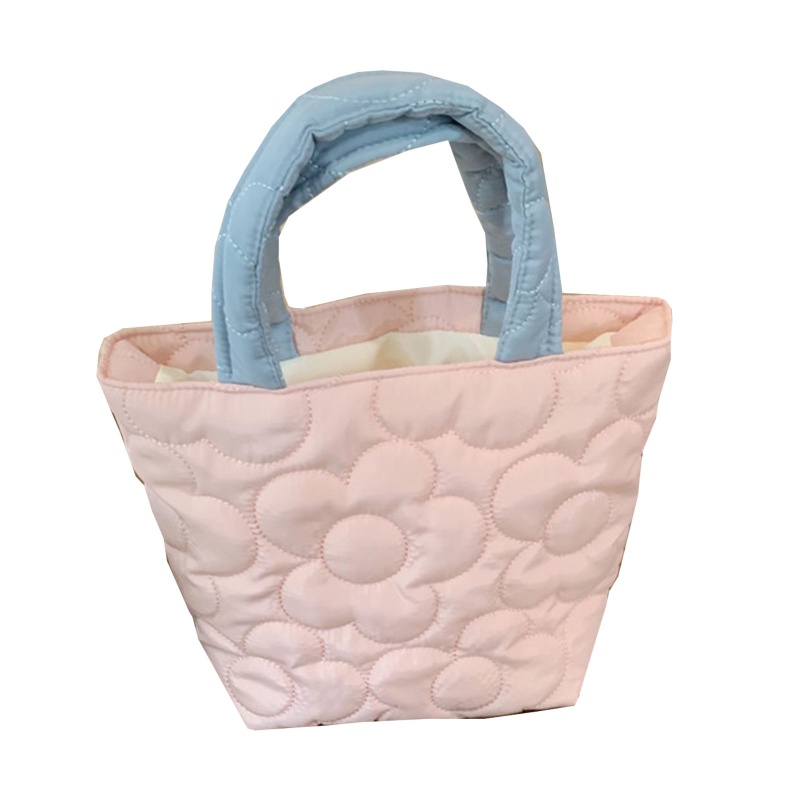 Túi Đeo Chéo Mua Sắm Mùa Đông Bằng Nylon Chần Bông Hoa