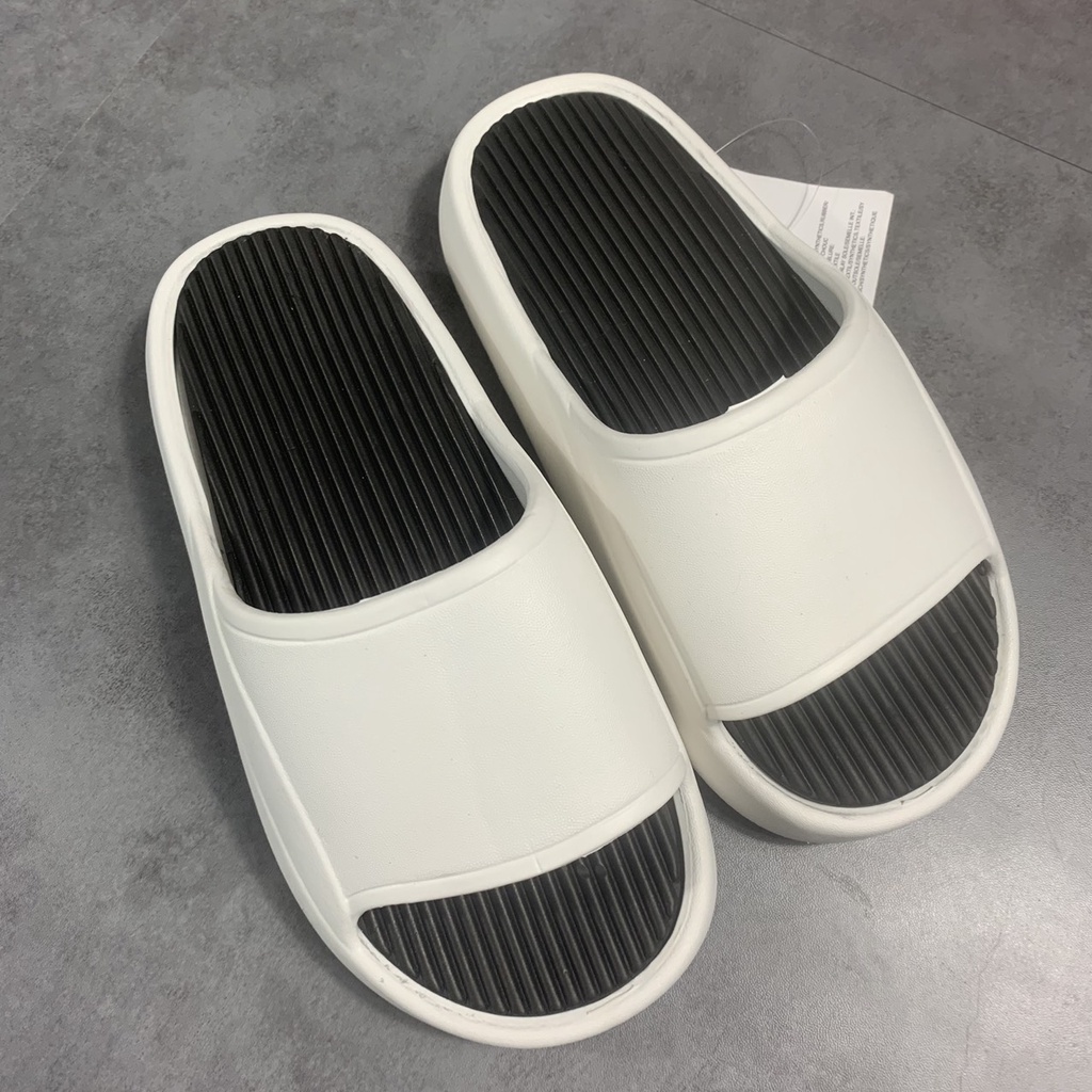 Dép bánh mì độn đế nam nữ 2022 - Dép unisex quai ngang cute