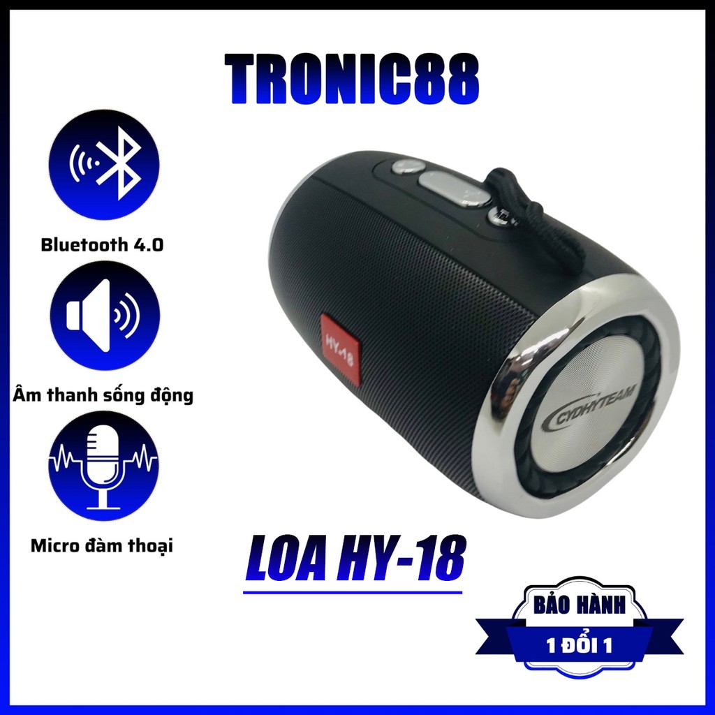 Loa Bluetooth Charge HY-18 Không Dây Tích Hợp Microphone Công Nghệ Soundclear