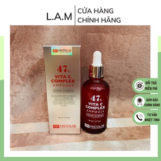 Tinh Chất Trắng Sáng Da,Chống Lão Hóa Histolab Vita C Complex Ampoule 47% Serum
