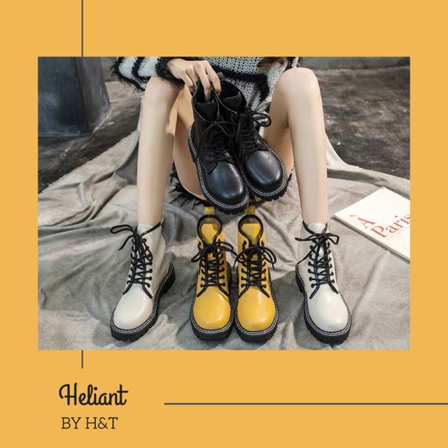 [ORDER GIÀY TẶNG TẤT] BOOTS CAO CỔ