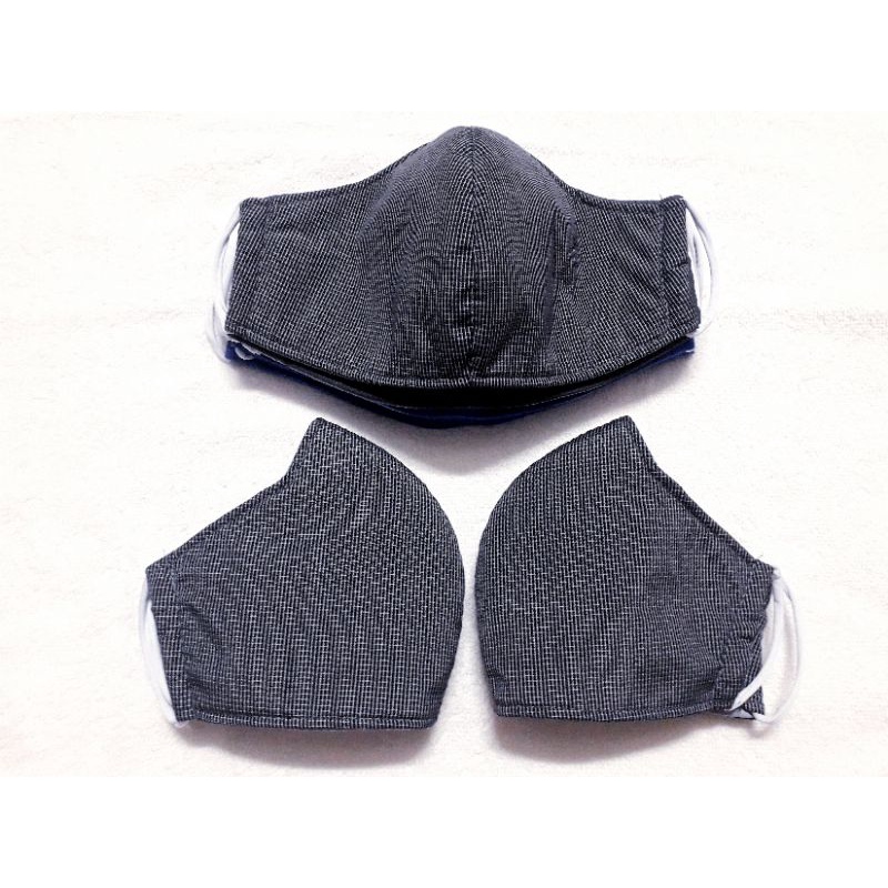 Khẩu trang vải CAO CẤP, size người lớn, màu đen