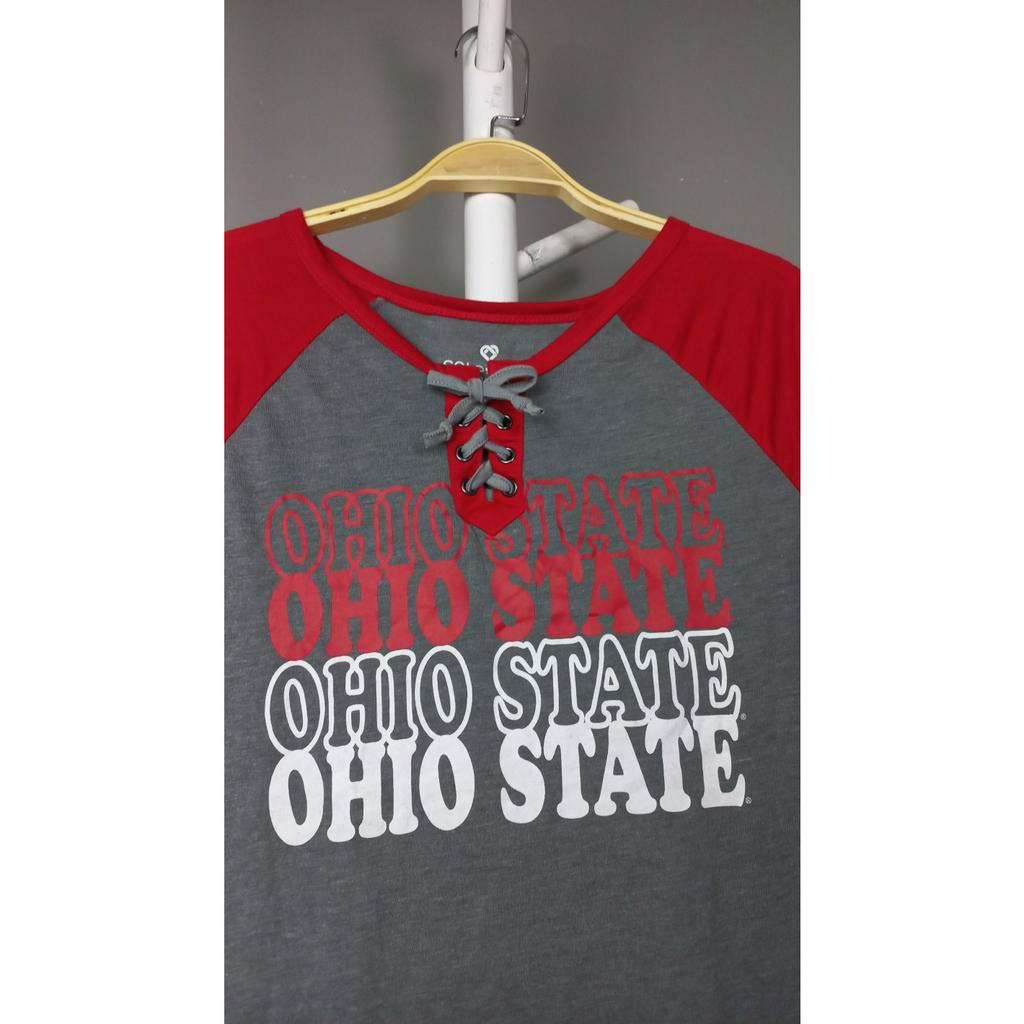 Áo thun nữ phong cách thể thao tay lửng xuất khẩu