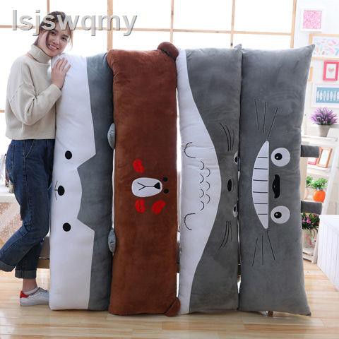 Dễ Thương Gối Ôm Dài Hình Totoro Xinh Xắn Êm Ái