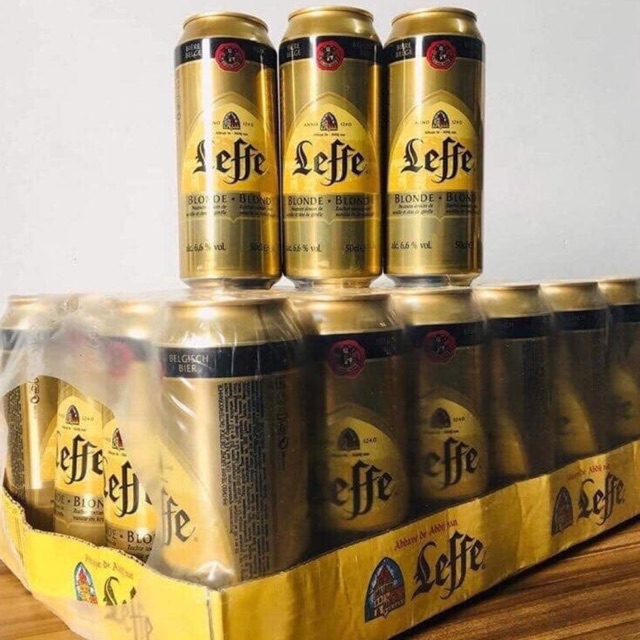 Bia leffe vàng Bỉ hạn 2022 330ml