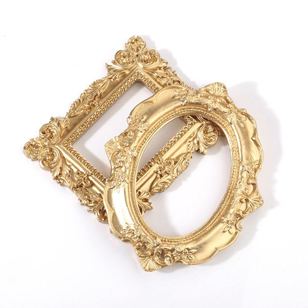 NICKOLAS Khung Hình Chữ Nhật Mini Bằng Nhựa Resin Dùng Trang Trí