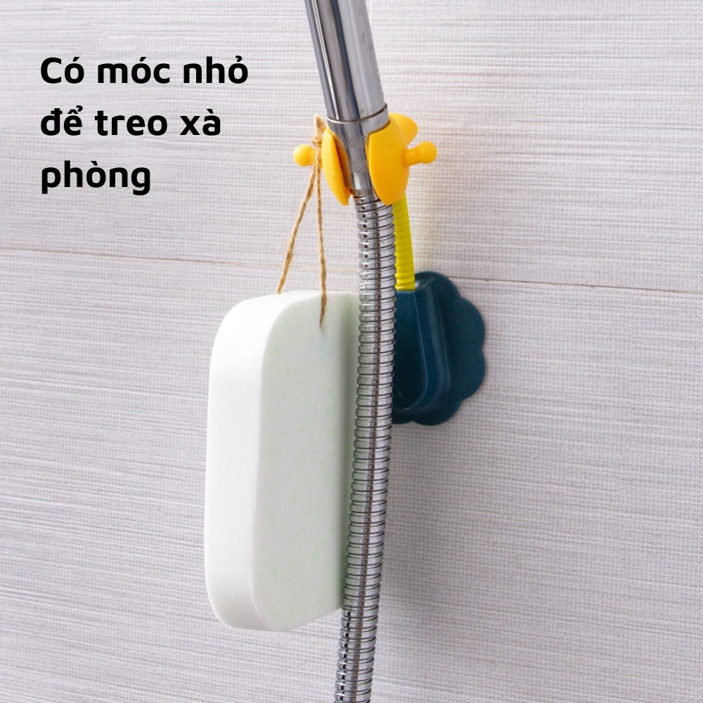 Giá đỡ vòi hoa sen vòi xịt toilet dán tường có thể điều chỉnh 360 độ