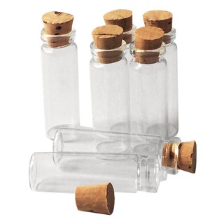 Set 20 lọ thủy tinh trong suốt 2ml 11x32mm kèm nút bần