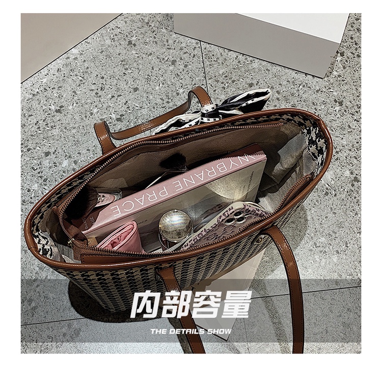 Túi xách nữ bản to quai xách họa tiết zigzag hình én size 38 Túi nữ Lonakeng shop