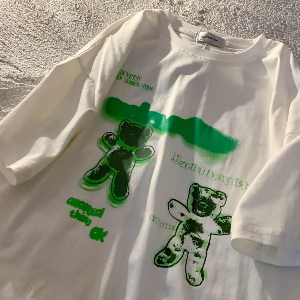 NRVP Áo Thun 100% Cotton Dáng Rộng Thời Trang Hàn Quốc Cho Nữ