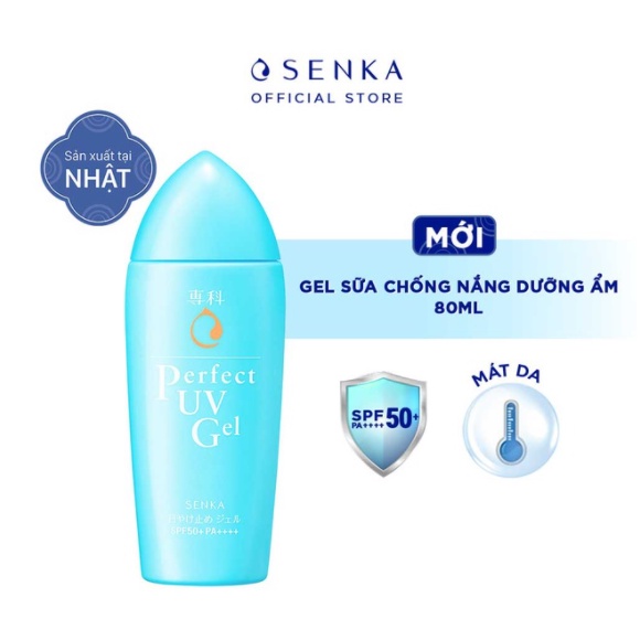Gel sữa chống nắng Senka Perfect UV Gel 80ml