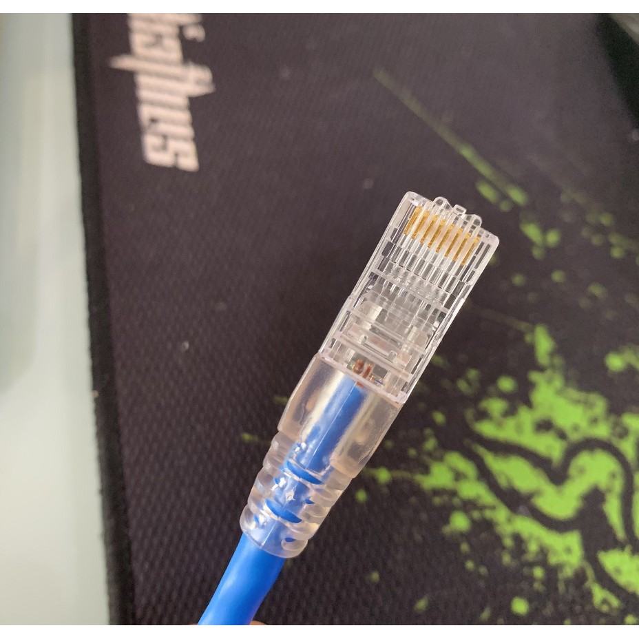 Đầu chụp RJ45, chụp nhựa Cat5/Cat6