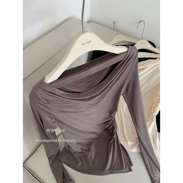 Áo Thun Tay Dài Dáng Ôm Chống Nắng Thời Trang Mùa Hè Cho Nữ