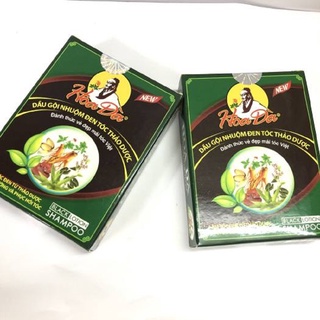 Dầu gội đen tóc Hoa đà (hộp combo 3 gói)_ Gội là đen