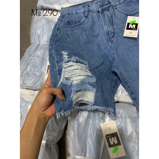 ☀️ Quần Jeans Ngố Nữ Rách Kiểu🔥