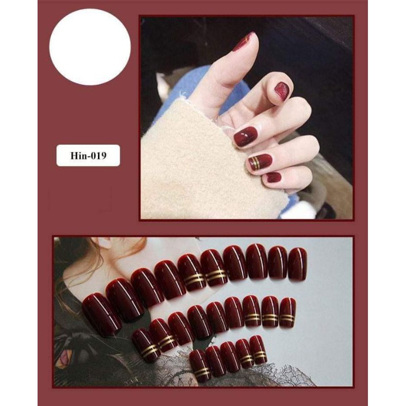 Sét 24 móng tay giả