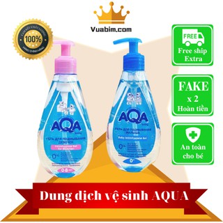 Dung dịch vệ sinh AQA dành cho bé trai/ gái từ 0-8 tuổi
