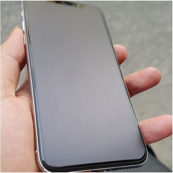 Dán dẻo PPF AG nhám chống vân tay cho iPhone X/ XS mặt trước, mặt sau bảo vệ máy