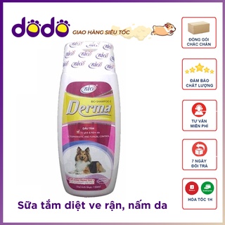 Bio Derma 150ml Sữa tắm cho chó mèo bioderma diệt ghẻ và nấm da cho chó mèo, thú cưng - Dodo Pet