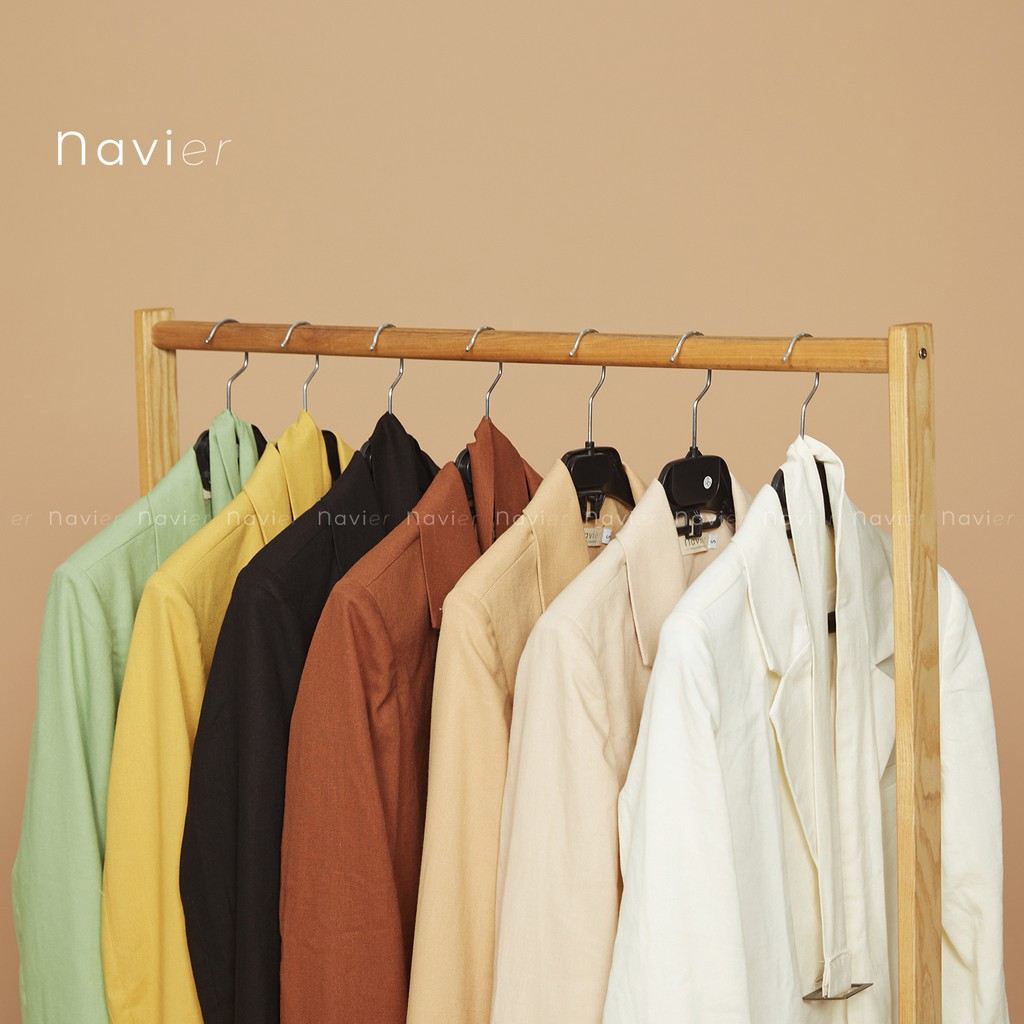 ÁO BLAZER NỮ HÀN QUỐC 2 LỚP DÁNG DÀI KÈM ĐAI NHIỀU MÀU - ÁO VEST NỮ CÔNG SỞ CAO CẤP LINEN VÉT B01 NAVIER | BigBuy360 - bigbuy360.vn