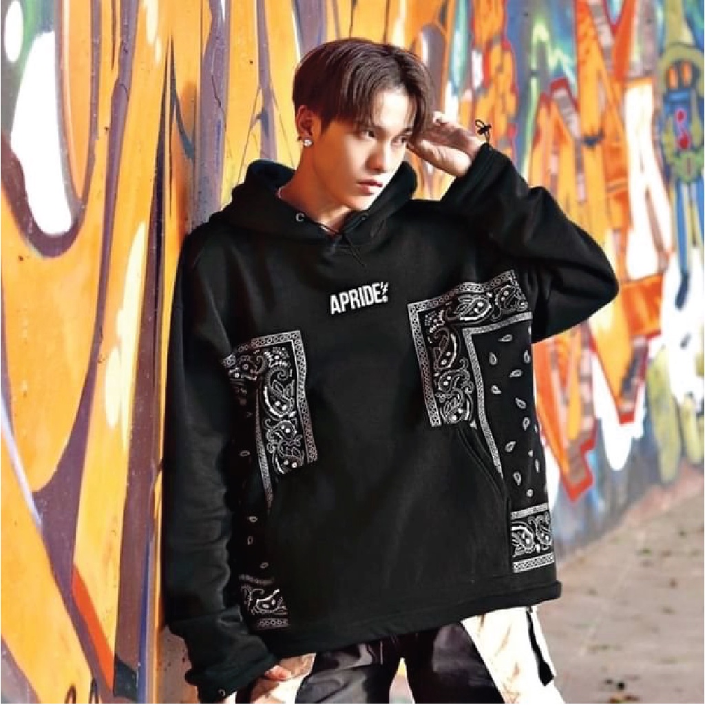 Áo Hoodies hoạ tiết Bandana bigsize
